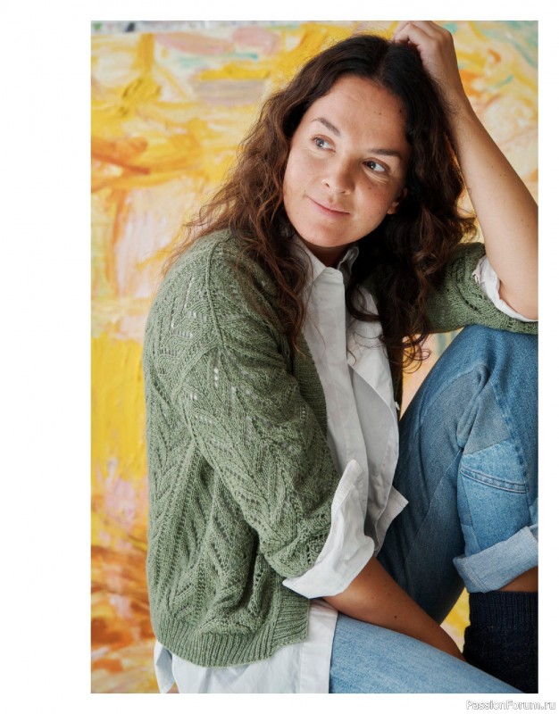 Вязаные модели в журнале «Laine Magazine №24 2025 Spring»