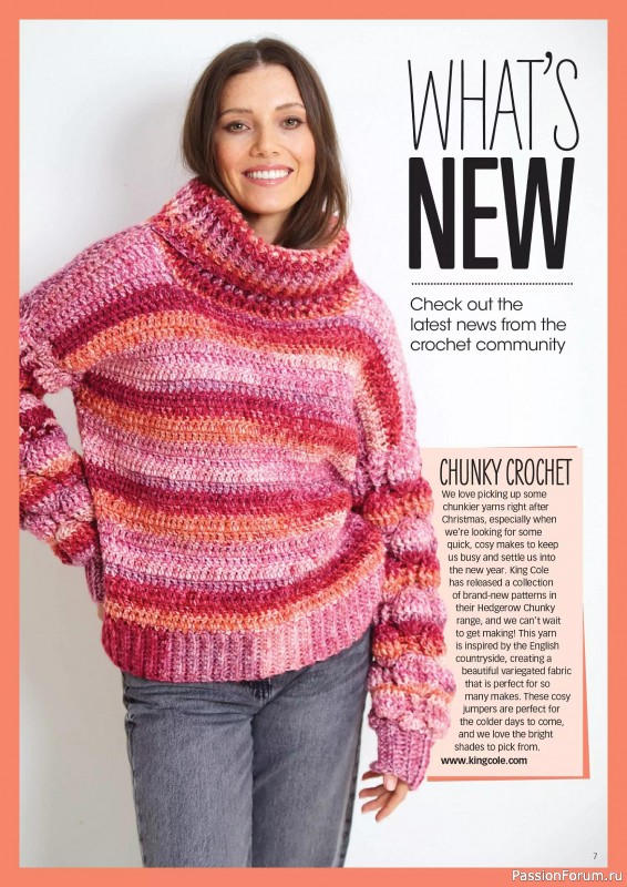 Вязаные проекты крючком в журнале &laquo;Crochet Now №129 2026&raquo;