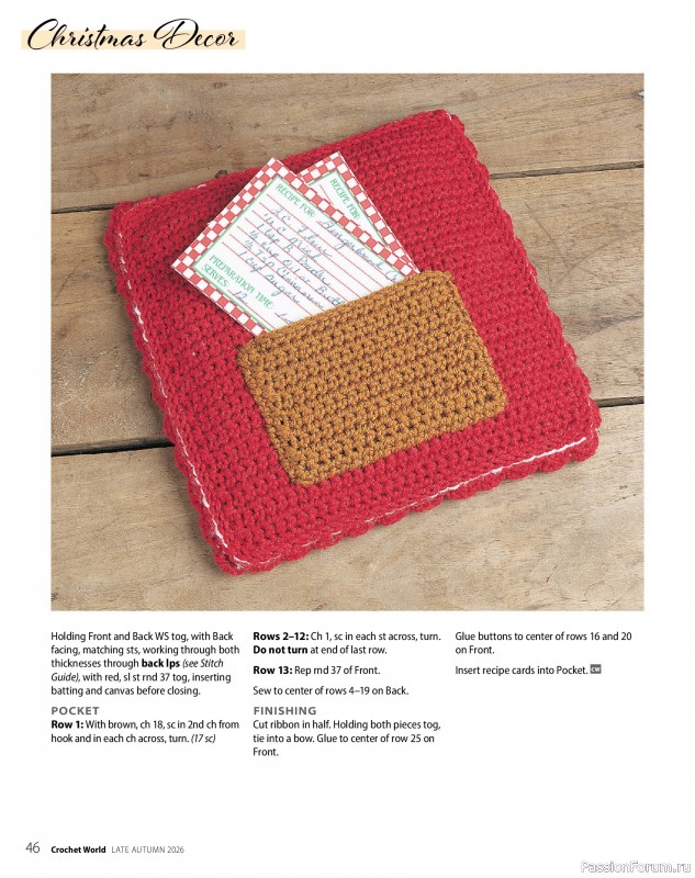 Вязаные проекты крючком в журнале &laquo;Crochet World Specials - Late Autumn 2026&raquo;