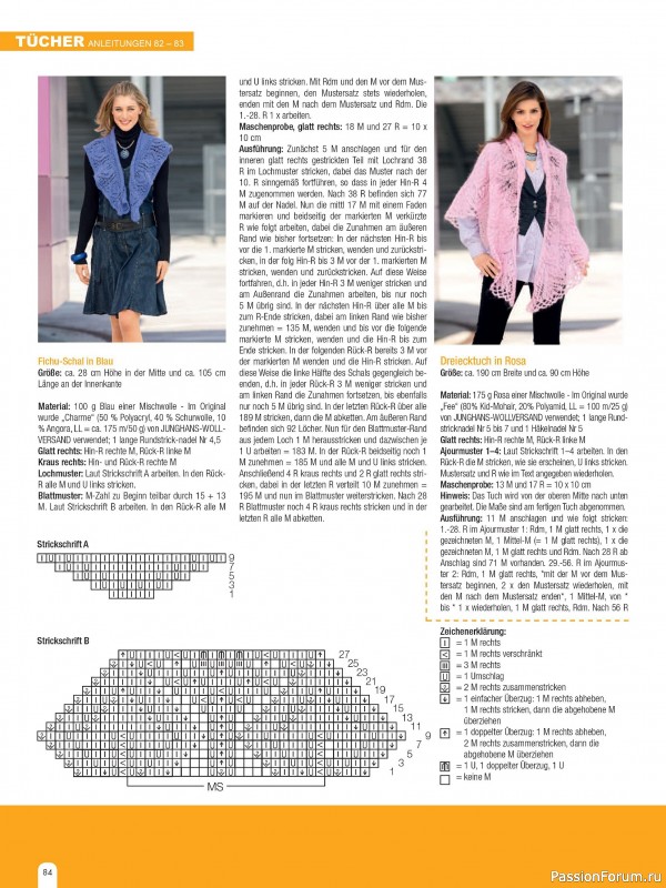 Вязаные проекты спицами в журнале «Hundert Seiten voller Ideen №4 2025»