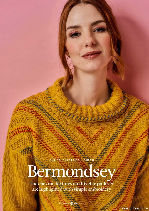 Вязаные проекты спицами в журнале «The Knitter №227 2026»