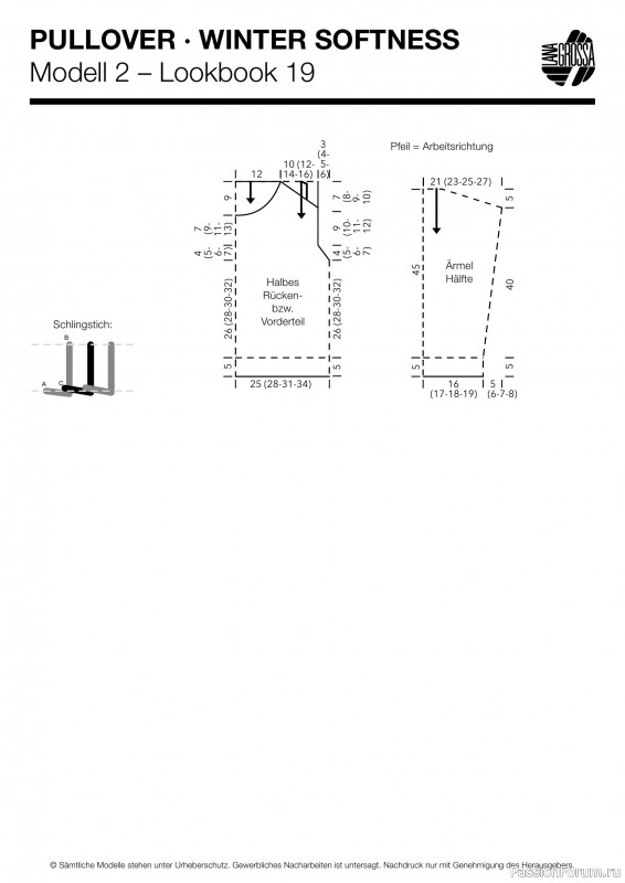 Вязаные проекты в журнале « Lana Grossa LookBook № 19 2025»