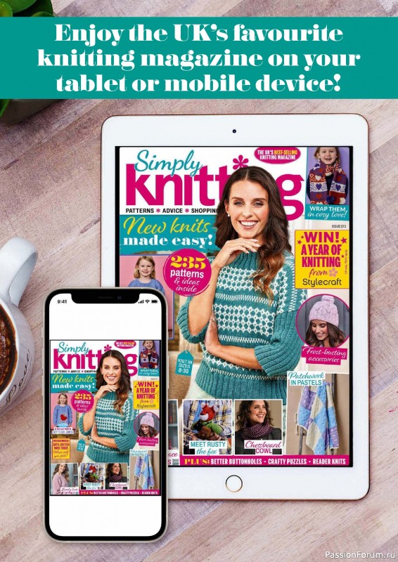 Вязаные проекты в журнале &laquo;Simply Knitting №273 2026&raquo;