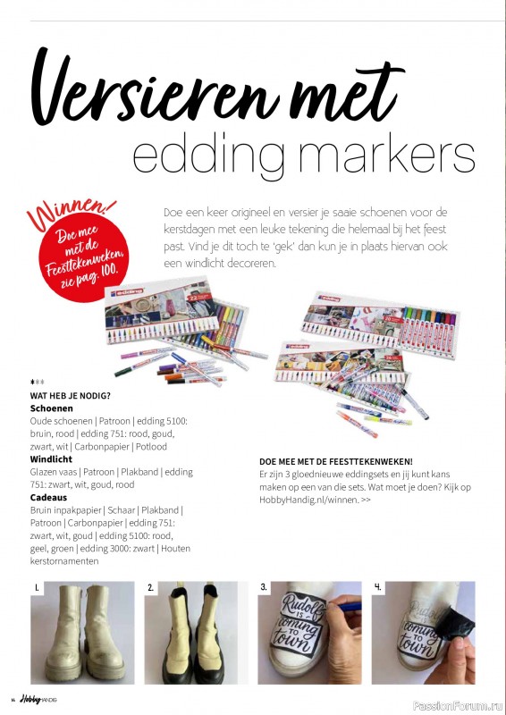 Коллекция проектов для рукодельниц в журнале «HobbyHandig №257 2025»