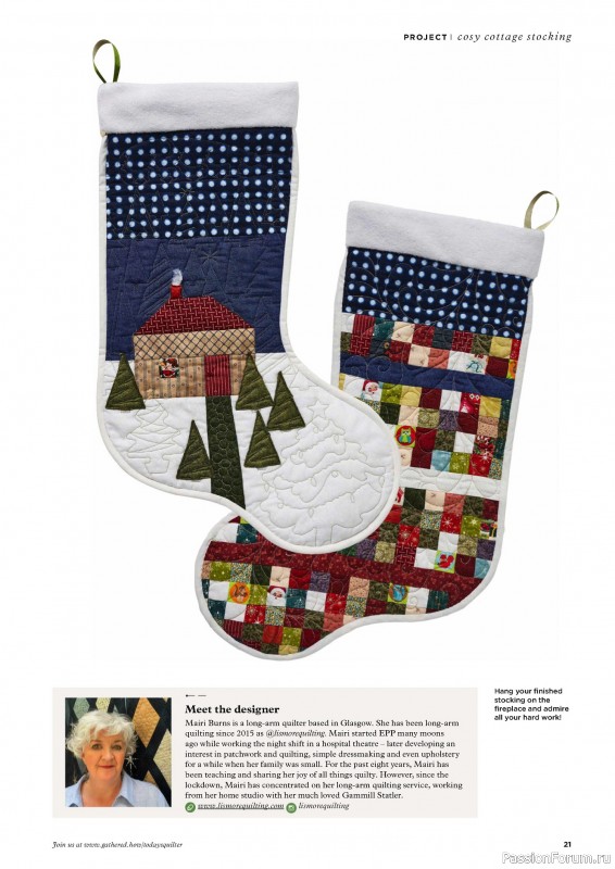 Коллекция проектов для рукодельниц в журнале «Today's Quilter №119 2024»