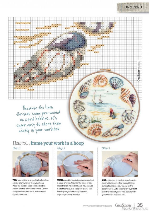 Коллекция вышивки в журнале «CrossStitcher №399 2023»