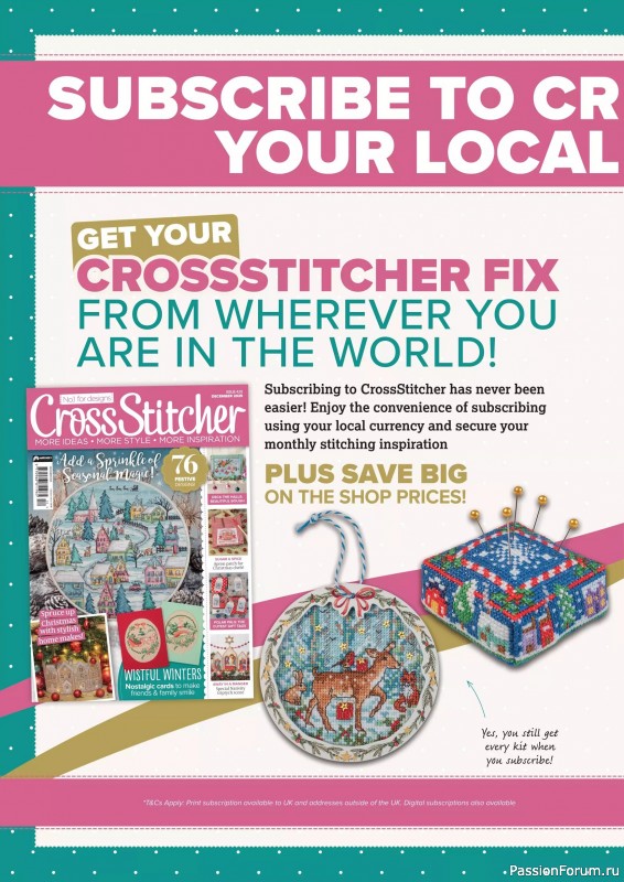 Коллекция вышивки в журнале «CrossStitcher №429 2025»