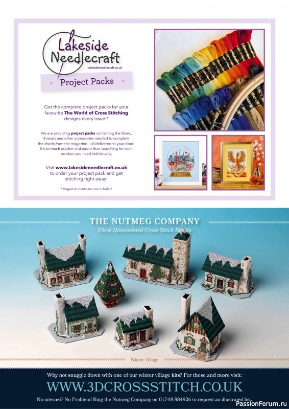 Коллекция вышивки в журнале &laquo;The World of Cross Stitching №368 2025&raquo;