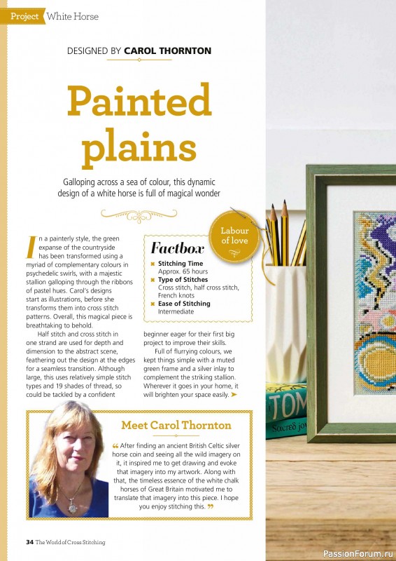 Коллекция вышивки в журнале &laquo;The World of Cross Stitching №371 2026&raquo;