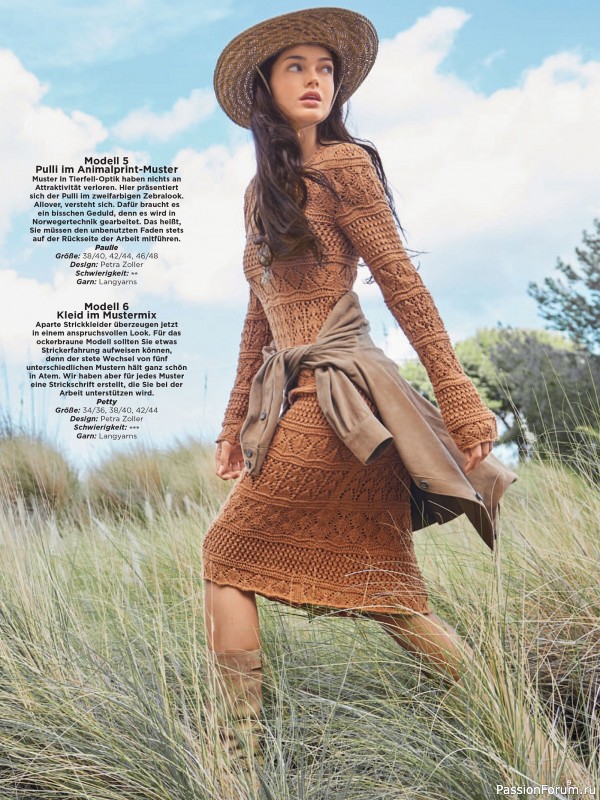 Вязаные модели в журнале &laquo;Maschentrends №2 2026&raquo;