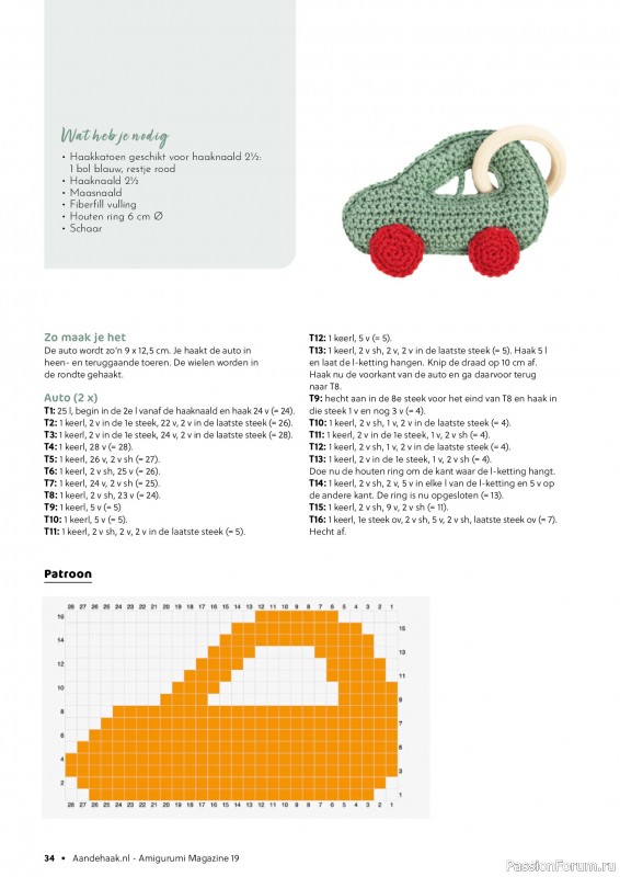 Вязаные проекты крючком в журнале «Amigurumi Magazine №19 2024»
