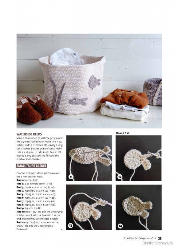 Вязаные проекты крючком в журнале «Fun Crochet Magazine №16 2024»