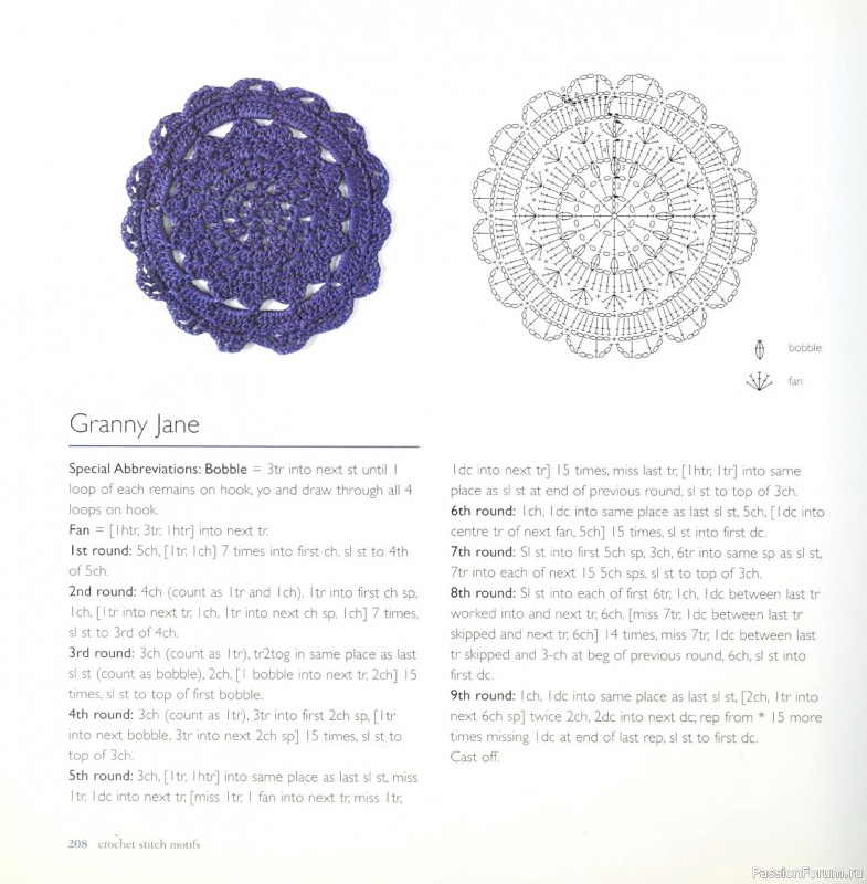 Вязаные проекты в книге &laquo;Crochet Stitch Motifs&raquo;. Продолжение