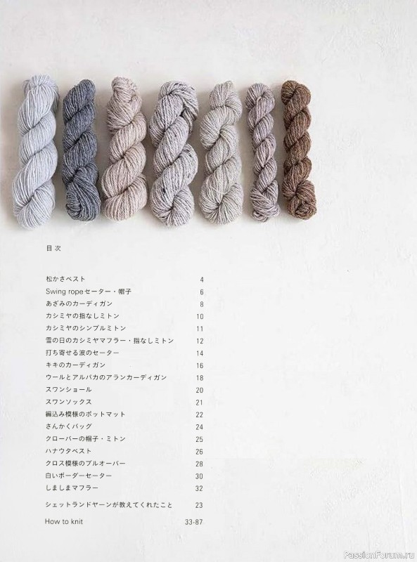 Вязаные проекты в книге «Yarns and Knitting»
