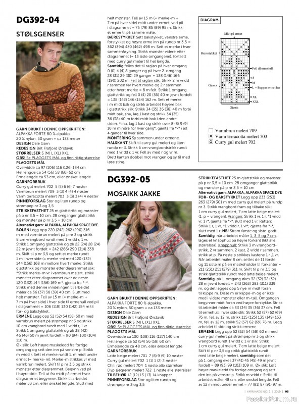 Вязаные проекты в журнале «Yarnmade №2 2019 Autumn & Winter Collection».