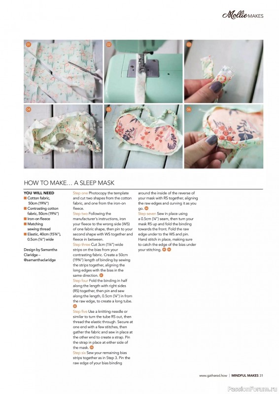 Коллекция проектов для рукодельниц в журнале &laquo;Mollie Makes - Mindful Crafting 2026&raquo;