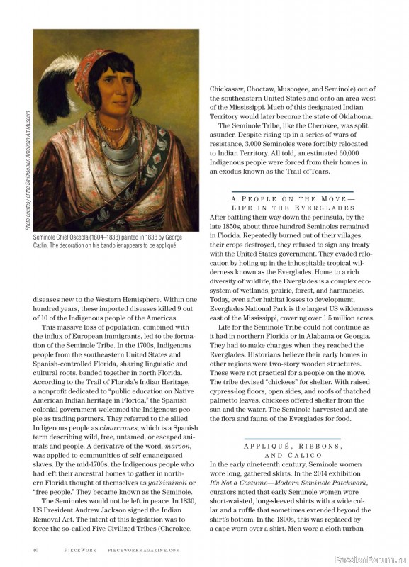 Коллекция проектов для рукодельниц в журнале &laquo;PieceWork - Spring 2025&raquo;