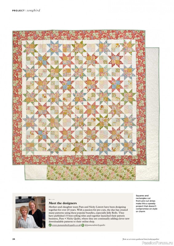 Коллекция проектов для рукодельниц в журнале &laquo;Todays Quilter №139 2026&raquo;