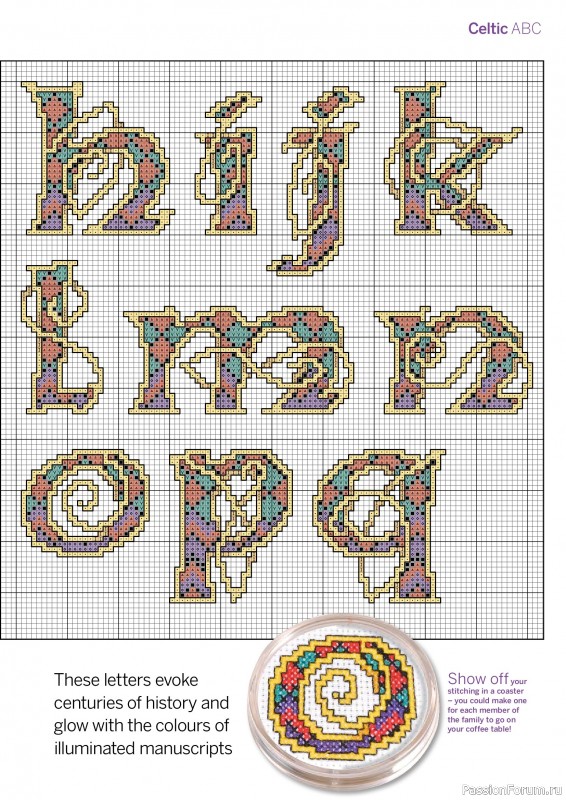Коллекция вышивки в журнале «Cross Stitch Collection - The Ultimate Alphabets 2026»