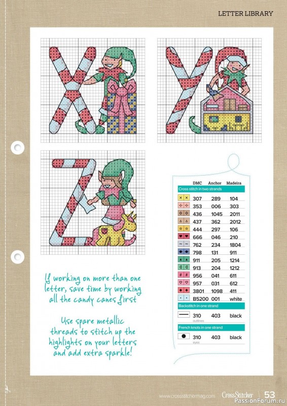 Коллекция вышивки в журнале «CrossStitcher №403 2023»