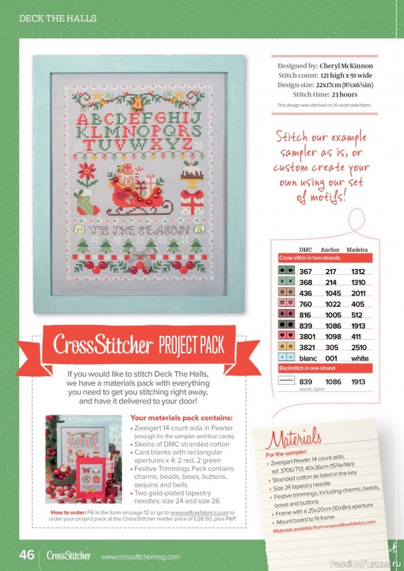 Коллекция вышивки в журнале «CrossStitcher №428 2025»