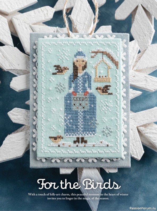 Коллекция вышивки в журнале «Just CrossStitch - Winter 2025»
