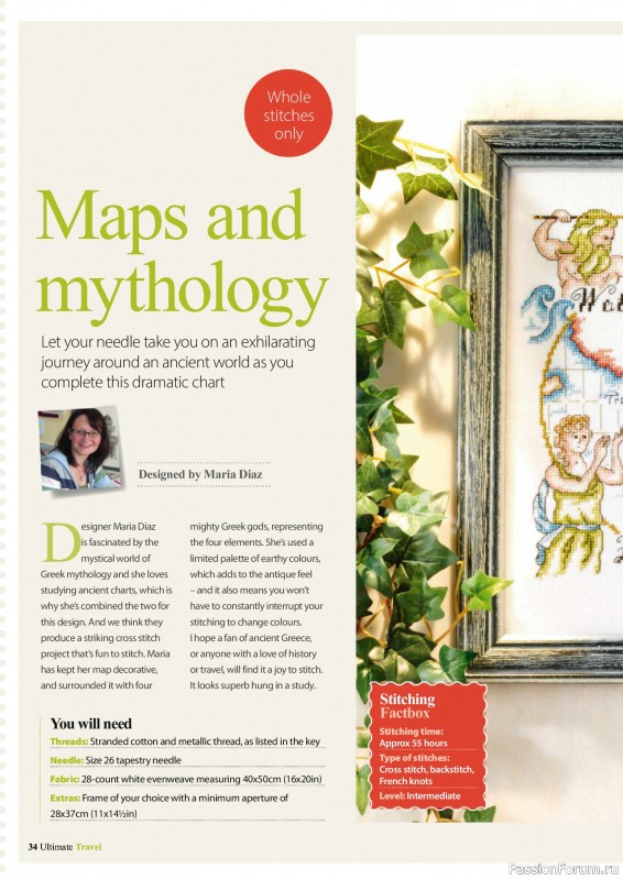 Коллекция вышивки в журнале &laquo;Ultimate Cross Stitch Travel 2026&raquo;