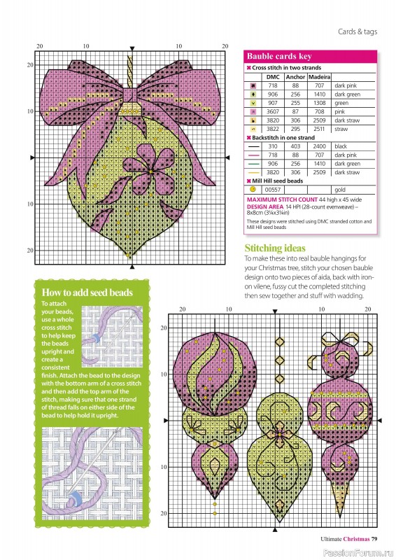 Коллекция вышивки в журнале «Ultimate CrossStitch - Christmas 2025»