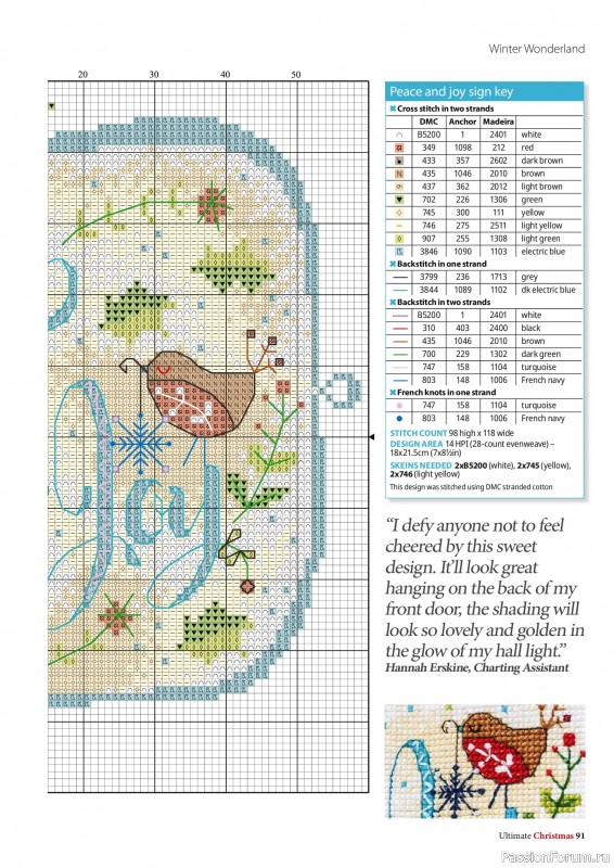 Коллекция вышивки в журнале «Ultimate CrossStitch – Christmas 2026»