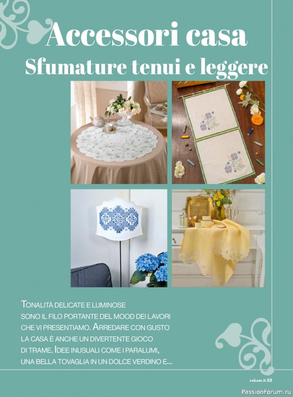 Коллекция проектов для рукодельниц в журнале &laquo;Rakam - Febbraio/Marzo 2026&raquo;