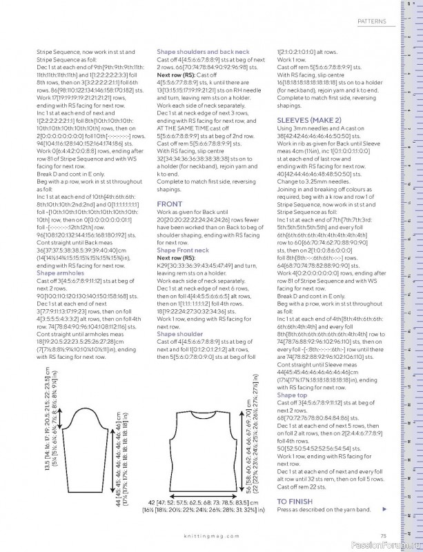 Вязаные модели спицами в журнале «Knitting №231 2022»