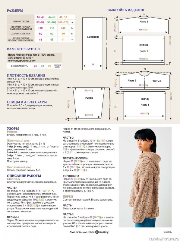 Вязаные модели в журнале &laquo;Knitting. Вязание №2 2026&raquo;