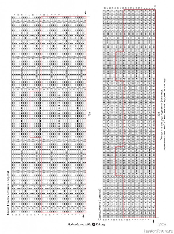 Вязаные модели в журнале &laquo;Knitting. Вязание №2 2026&raquo;