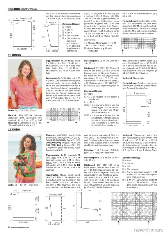 Вязаные модели в журнале «Verena Stricktrends №2 2026»