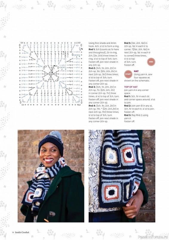 Вязаные проекты крючком в журнале &laquo;Inside Crochet №185 2025&raquo;