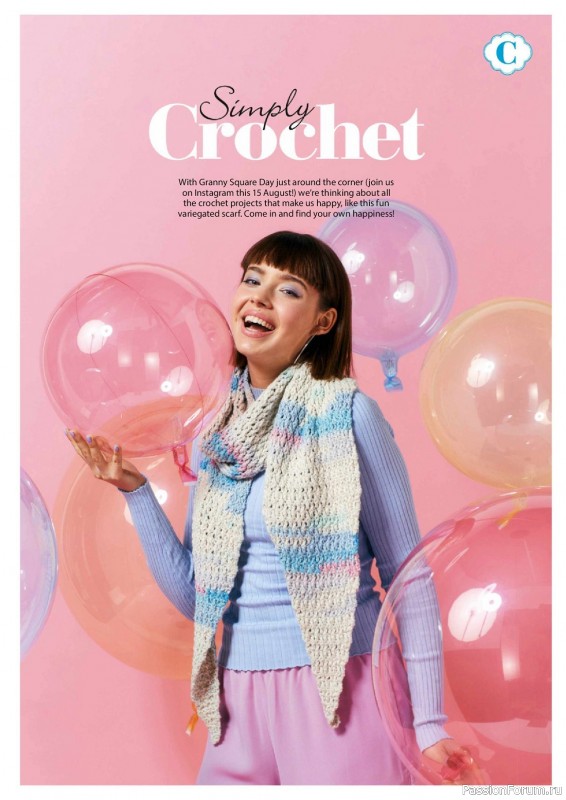 Вязаные проекты крючком в журнале «Simply Crochet №139 2023»