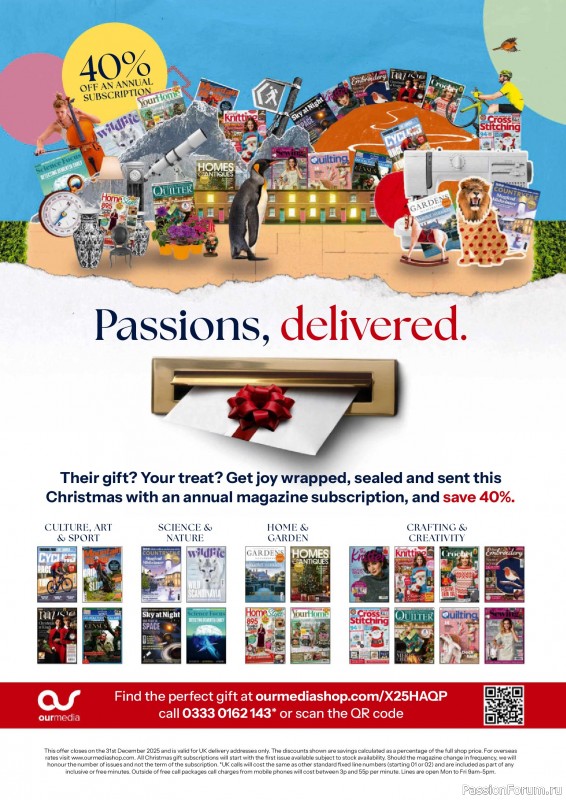 Вязаные проекты спицами в журнале «The Knitter №221 2025»