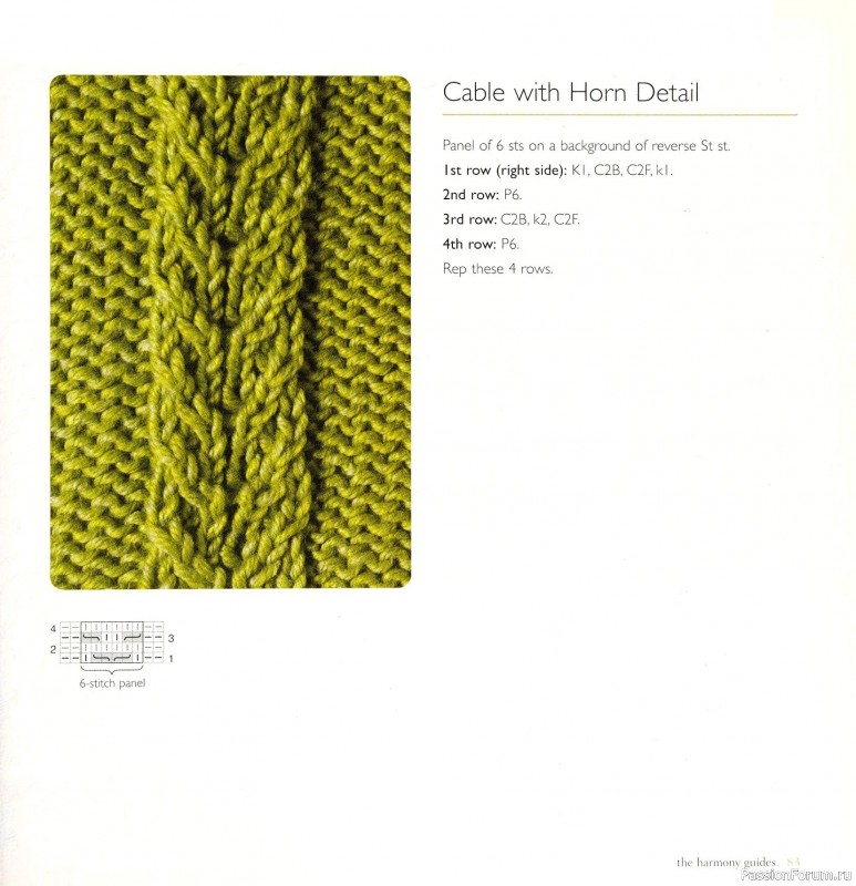 Вязаные проекты в книге &laquo;Cables & Aran Stitches-250 to Knit&raquo;