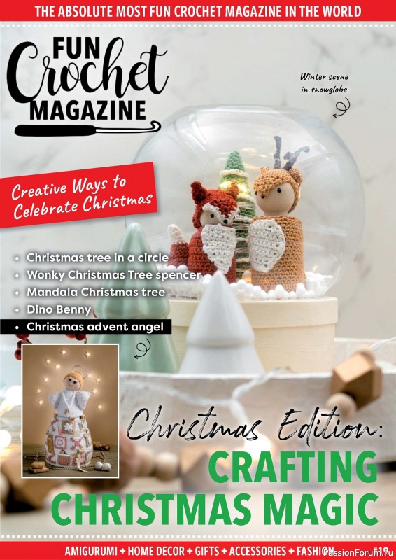 Вязаные проекты в журнале «Fun Crochet Magazine №19 2024»