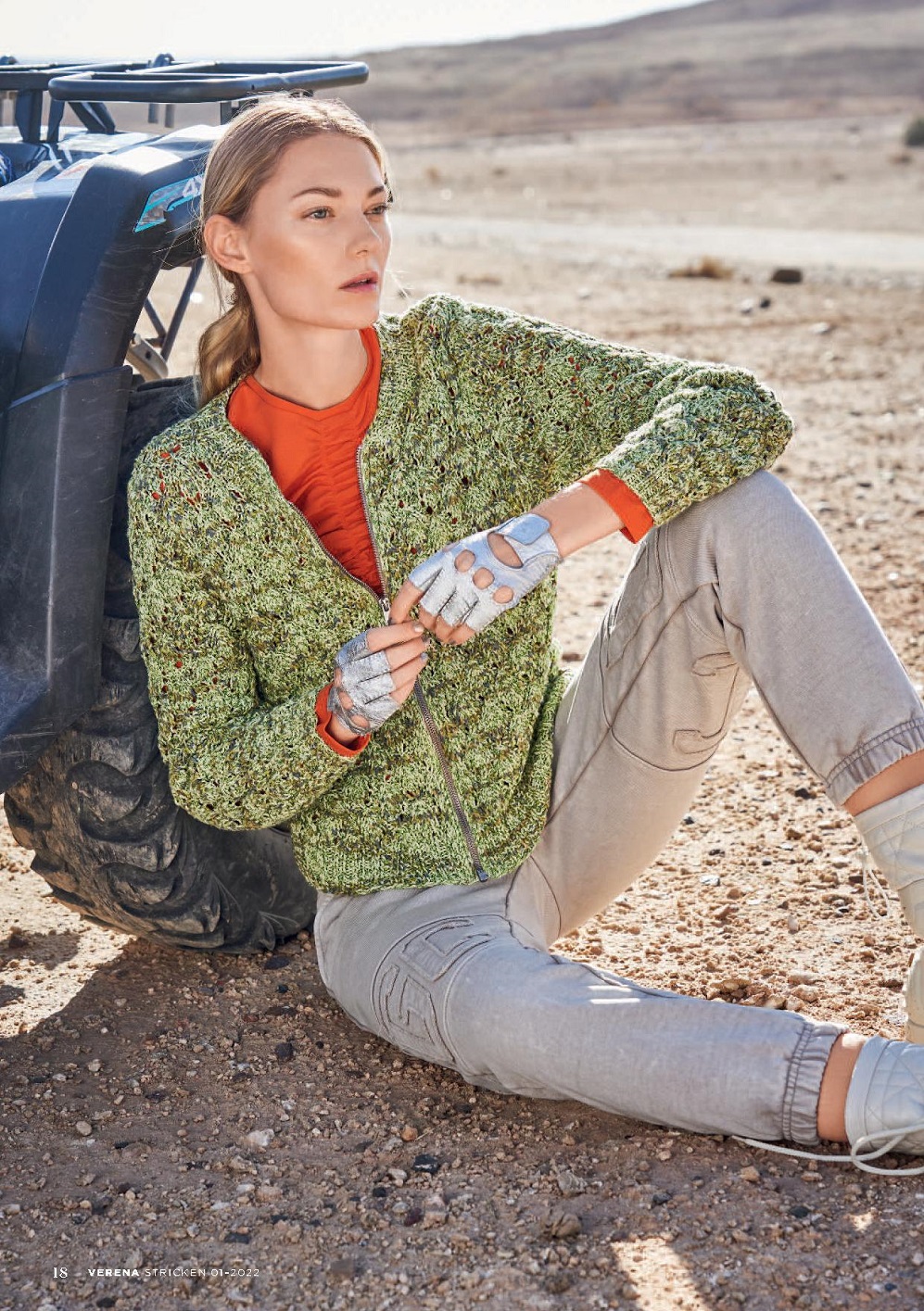 Стильные моделеи в журнале"Verena Stricktrends №1 2022"