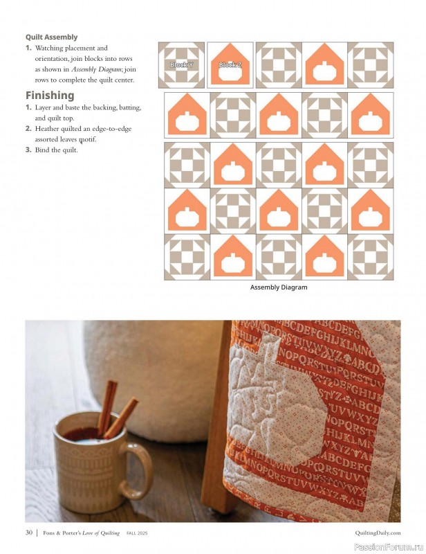 Коллекция проектов для рукодельниц в журнале «Fons & Porter’s Love Of Quilting - Fall 2025»