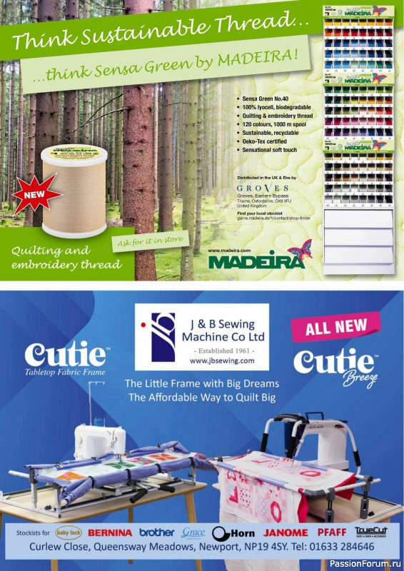 Коллекция проектов для рукодельниц в журнале «Todays Quilter №122 2024»