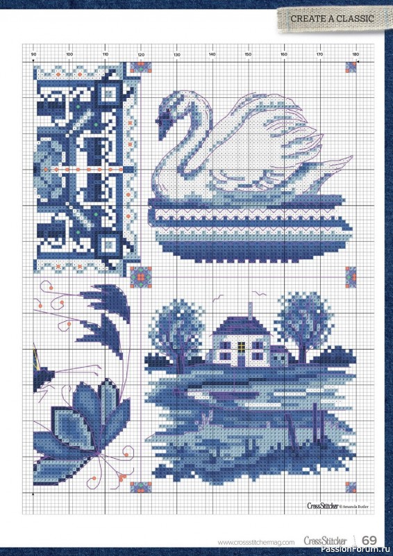 Коллекция вышивки в журнале «CrossStitcher №400 2023»