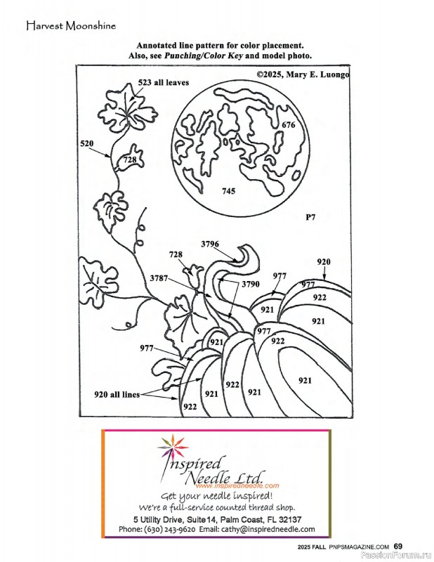 Коллекция вышивки в журнале «Punch Needle & Primitive Stitcher – Fall 2025»