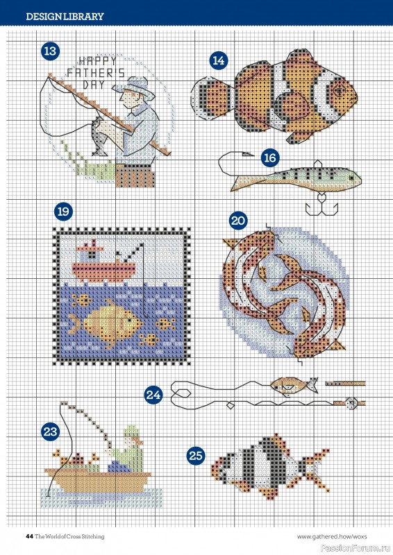 Коллекция вышивки в журнале &laquo;The World of Cross Stitching №372 2026&raquo;