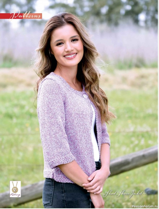 Вязаные модели спицами в журнале &laquo;Australian Knitting Vol.18 №1 2026&raquo;