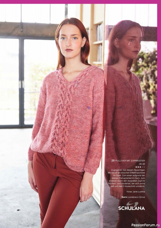 Вязаные модели в журнале «Burda Stricken №1 2024»