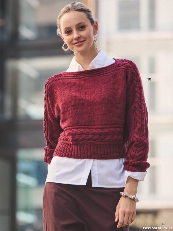 Вязаные модели в журнале &laquo;Sabrina №2 2026 Germany&raquo;
