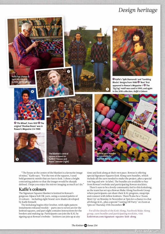 Вязаные проекты спицами в журнале &laquo;The Knitter №234 2026&raquo;