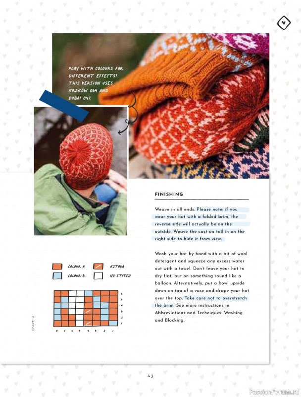 Вязаные проекты в книге &laquo;Colorwork Knitting from Head to Toe&raquo;.